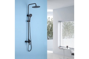 Душевая стойка Abber Weiss Insel черный, матовый (AF8020B) - 2