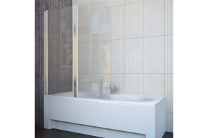 Шторка на ванну Koller Pool Waterfall Line QP95 L Chrome Clear