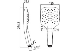 Душевой гарнитур Ravak  (X07S010) - 3