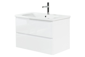 Тумба с раковиной BelBagno Albano 80 белый ее - 2