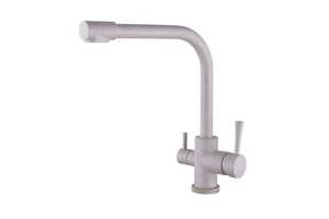 Смеситель Kaiser Merkur 26044-7 для кухонной мойки, бежевый мрамор