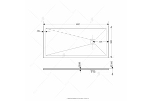 Поддон для душа RGW Stone Tray ST-0109W 100x90 с сифоном - 2