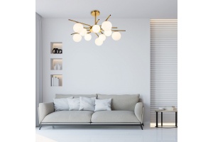 Люстра на штанге Escada Sphere 642/10P Brass - 2