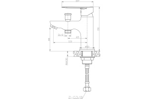 Смеситель Agger Splendid A0902500 для ванны с душем - 3