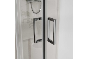 Душевой уголок Vincea City 90х90 профиль хром стекло прозрачное - 3