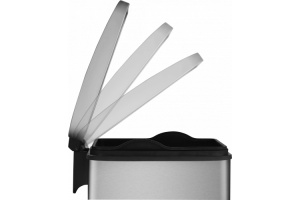 Ведро для мусора WW TOBER BL 8L матовый черный (10000003982) - 2