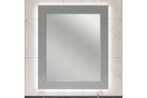 Зеркало с подсветкой Opadiris Луиджи 90 серый матовый
