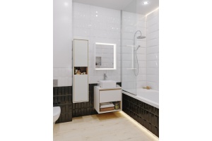 Мебель для ванной Cersanit Louna 60 со столешницей