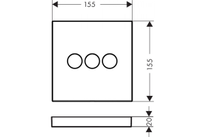 Переключатель потоков Hansgrohe ShowerSelect полированное золото - 2