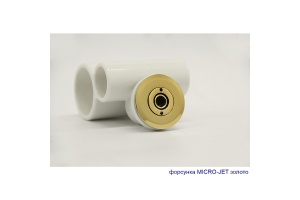 Ванна акриловая WHITECROSS Layla Slim Line 180x80 с гидромассажем белый - золото - 3