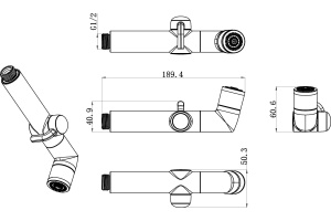 Гигиенический душ Lemark  (LM8093C) - 2