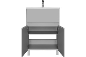 Тумба под раковину Aquaton Форест 60 серый матовый - 3