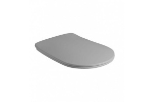 Крышка-сиденье Kerasan Nolita серый матовый/хром, с микролифтом (539159)