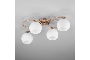 Потолочная люстра Eurosvet Alba 30144/4 античная бронза