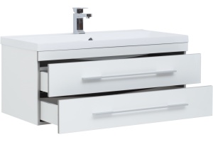Мебель для ванной Aquanet Верона 100 подвесная белая - 3