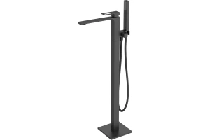 Смеситель напольный ванны BelBagno Luce черный матовый (LUC-FMT-NERO)