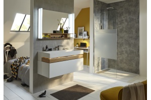 Мебель для ванной Jacob Delafon Terrace 100 белый лак - 2