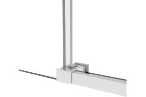 Душевая дверь Vincea Slim Soft 100х200 профиль хром стекло прозрачное - 3