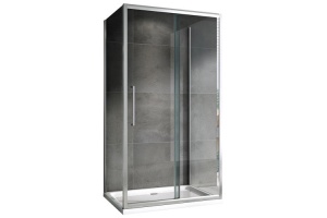 Душевой уголок Abber Schwarzer Diamant 120х90 хром (AG30120H-S90-S90)