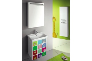 Мебельная раковина Dreja Мини 50 белая - 3