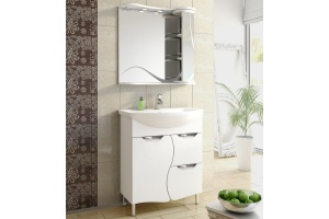 Мебельная раковина Santek Балтика 70 белая - 3