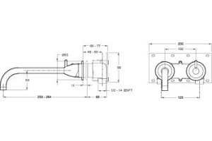 Смеситель для раковины Jacob Delafon  хром (E72216-CP) - 2