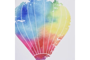 Штора для ванной Wasserkraft Rossel 180х200 рисунок белый - 3