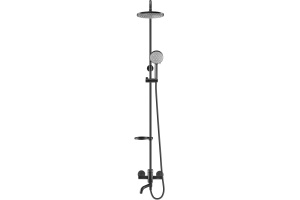 Душевая стойка Swedbe Hermes черный матовый (5131B) - 3