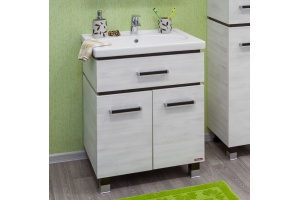 Мебель для ванной Sanflor Техас 70 венге, северное дерево светлое - 2