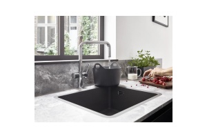 Кухонный смеситель однорычажный, U 220, с запорным вентилем, 1jet Hansgrohe 72807000 - 2