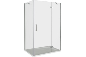 Душевой уголок Good Door Saturn WTW+SP правый 130х100х185 см - 2