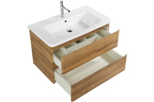 Тумба с раковиной BelBagno Albano 80 светлое дерево не - 3