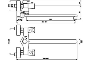 Смеситель Vidima ВидимаНео BA336AA  с длинным изливом - 2
