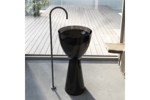 Раковина напольный ABBER Kristall 45 черный (AT2703Onyx)