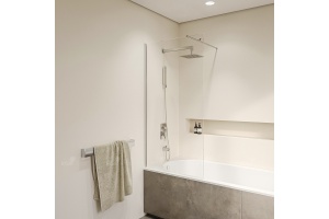 Шторка на ванну RGW Screens SC-150 60x150 профиль хром стекло прозрачное - 3