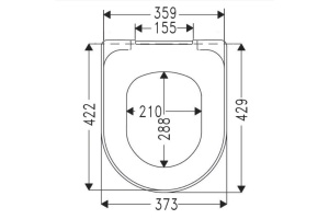Сиденье для унитаза Villeroy&Boch Avento белое с системой микролифт - 2