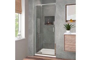 Душевая дверь в нишу Vincea Intra VDP-1I8090CL 80/90 см, стекло прозрачное, хром