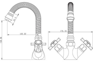 Смеситель Elghansa Praktic для раковины 19B2660 - 2