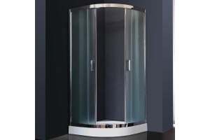 Душевой уголок Royal Bath HKD 90х90 профиль хром стекло рифленое