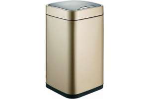 Ведро для мусора Weltwasser WW Rone CG 12L сенсорное шампань - золото (10000000879)
