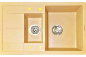 Мойка кухонная Lava D4 sahara (бежевый) - 2
