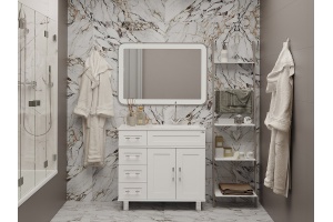 Комплект мебели Misty Купер 90 R белый - 2