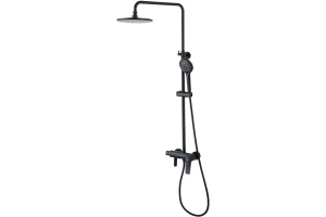 Душевая стойка Lemark Bronx LM3762BL черная