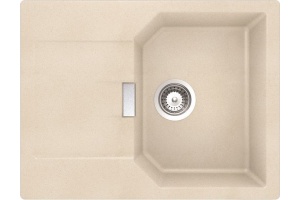 Мойка кухонная Schock Manhattan 45D эверест, с клапаном-автоматом