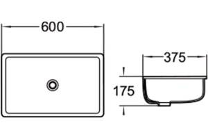 Раковина SantiLine SL-3006 - 2