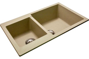 Мойка кухонная Lava D3 светлый беж - 2