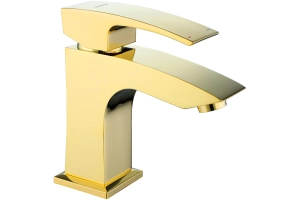 Смеситель для раковины Gappo золото глянцевое