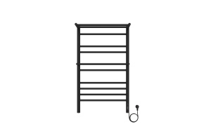 Полотенцесушитель электрический Aquatek Альфа П10 500х900, quick touch, черный муар - 2