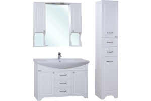 Тумба с раковиной Bellezza Камелия 105 белая - 3