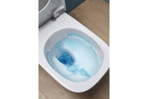Комплект Система инсталляции для унитазов Geberit Duofix Платтенбау 458.125.21.1 4 в 1 с кнопкой смыва + Чаша для унитаза подвесного Jacob Delafon - 3